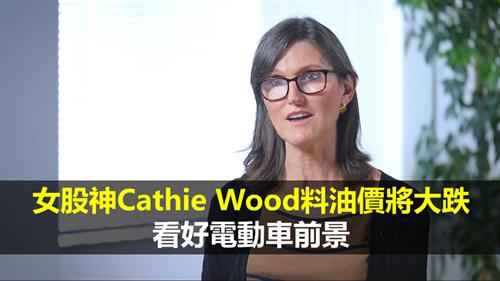 女股神Cathie Wood料油價將大跌   看好電動車前景