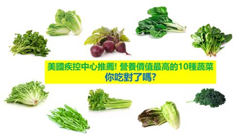 美國疾控中心推薦! 營養價值最高的10種蔬菜 你吃對了嗎?